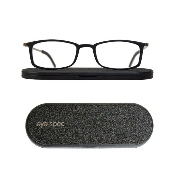 soho | stylische, leichte lesebrille mit ultraflachem etui