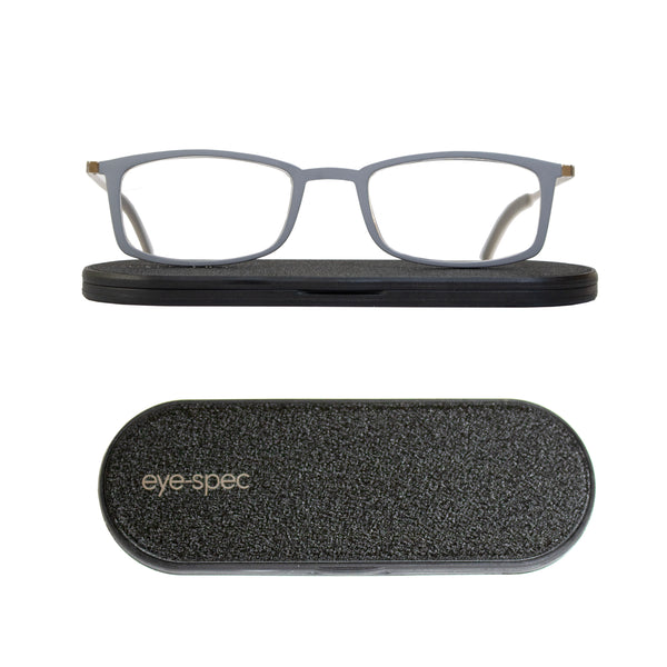 soho | stylische, leichte lesebrille mit ultraflachem etui