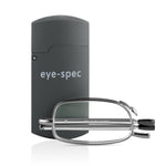 faltbare lesebrille, brille, brillen, teleskoparme, edelstahl, kompact, reise, etui, graphit etui, zusammenklappbare,